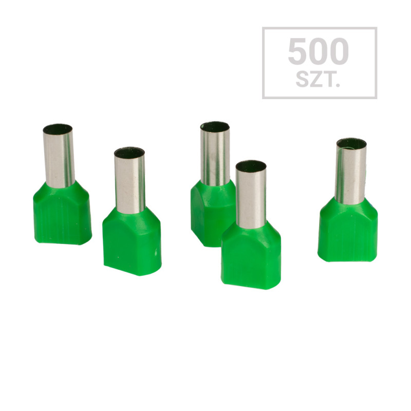 Końcówka tulejkowa 2x 10,0mm2 L-14mm  500szt TE10-14-A 