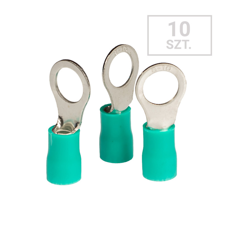 Końcówka oczkowa 10,0mm2 M10 10szt RV8-10-10