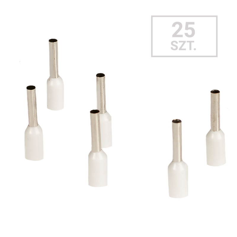 Końcówka tulejkowa  1,0mm2 L-8mm   25szt VE1008-25 