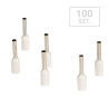 Końcówka tulejkowa  1,0mm2 L-8mm  100szt VE1008-100 