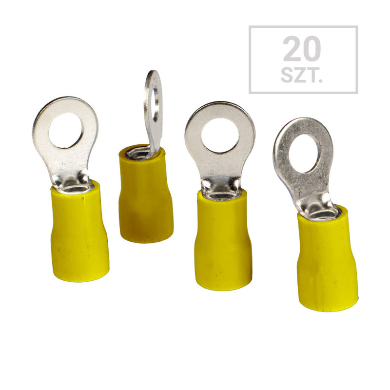Końcówka oczkowa  6,0mm2 M06 20szt RV6-6-20