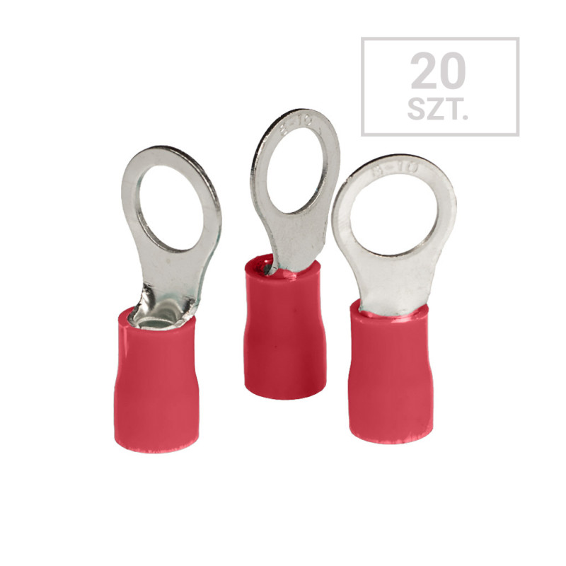 Końcówka oczkowa  6,0mm2 M10 20szt RV6-10-20