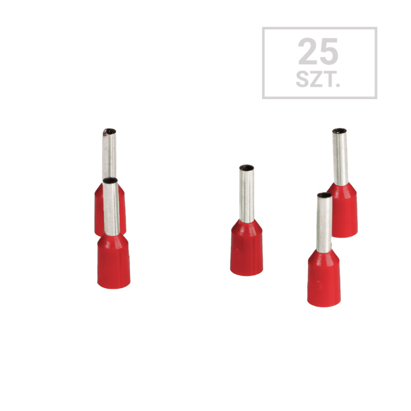 Końcówka tulejkowa  1,5mm2 L-10mm  25szt VE1510-25 