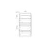 Obudowa podtynkowa Delta 6x20m 500x950x165 IP54 MPR120PT