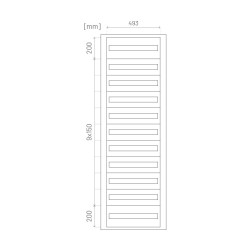 Obudowa natynkowa SIGMA 11x24m 1800x600x250 IP55 drzwi metalowe MSM264