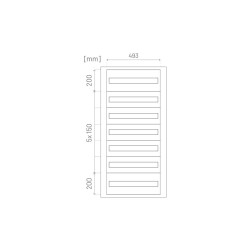  Obudowa natynkowa SIGMA 7x24m 1200x600x250 IP55 drzwi szklane MSG168