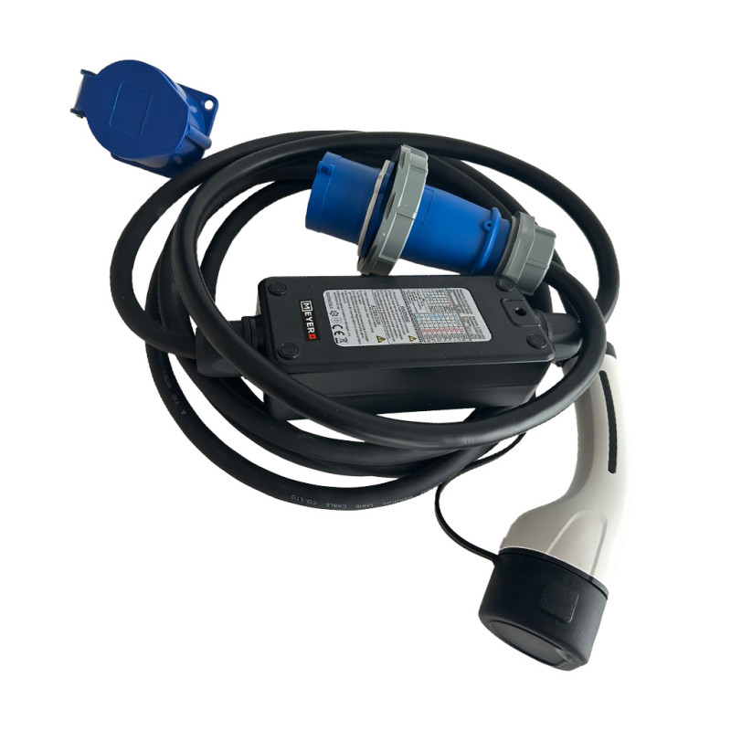 Ładowarka przenośna EV typ 2 1F 32A 7.3KW Typ 2 4M+CEE+
