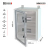 Obudowa Kappa  24M 2x12 40x30x19 MM923G IP65 d.transparentne 