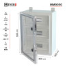 Obudowa Kappa  42M 3x14 50x35x19 MM905G IP65 d.transparentne 