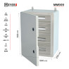 Obudowa Kappa  88M 4x22 70x50x25 MM909 IP65 d.pełne 