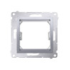 Adapter (przejściówka) na osprzęt standardu 45 × 45 mm srebrny mat Kontakt Simon 54