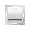 Oprawa led 1,1W 3100K 230V biały