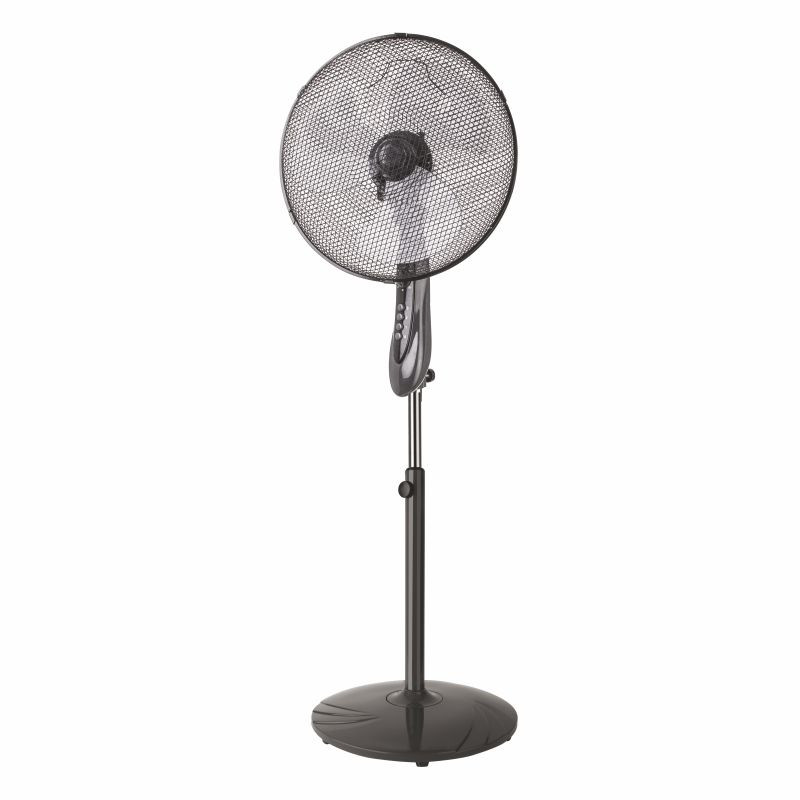 Wentylator TEVO stojący obrotowy premium 16 cali 45W czarny Tevo