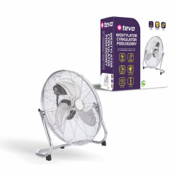 Wentylator TEVO cyrkulator podłogowy 18 cali 120W srebrny Tevo