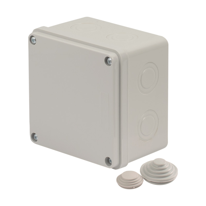 Puszka Qbox-SP natynkowa 110x110x74 IP65 szara 
