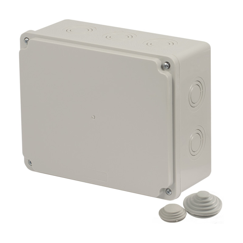 Puszka Qbox-SP natynkowa 190x150x80 IP65 szara 