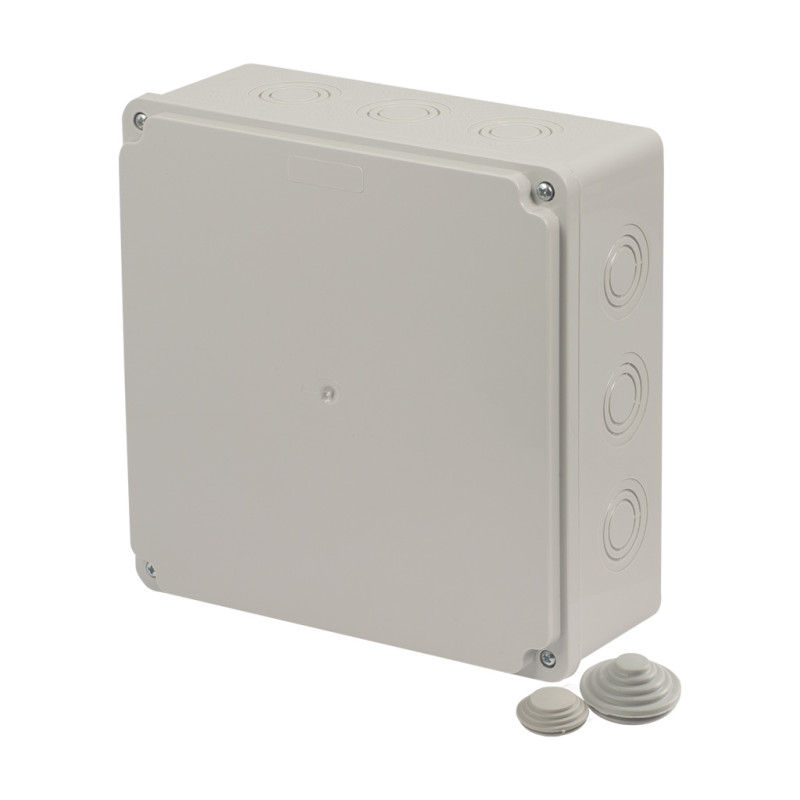 Puszka Qbox-SP natynkowa 200x200x80 IP65 szara 