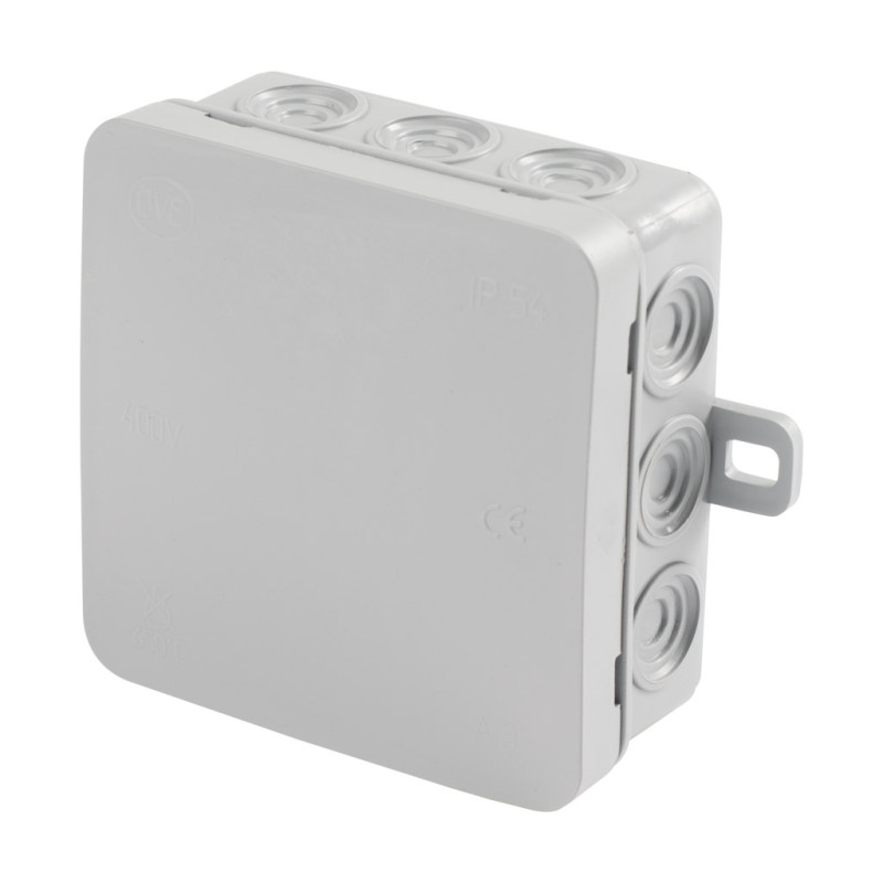 Puszka Qbox-A natynkowa 85x85x40 IP54 szara