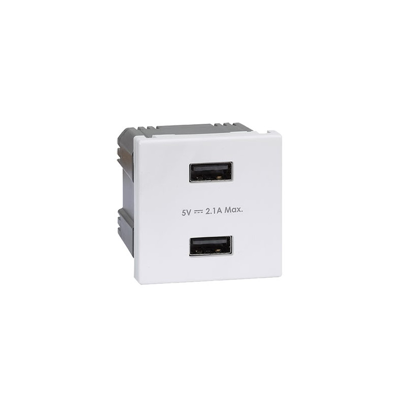 USB ładowarka K45/2 biały KONTAKT SIMON CONNECT