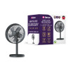 Wentylator TEVO biurkowy premium 12 cali 35W czarny tuba Tevo