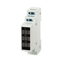 Woltomierz 3F 63A DIN/TH35