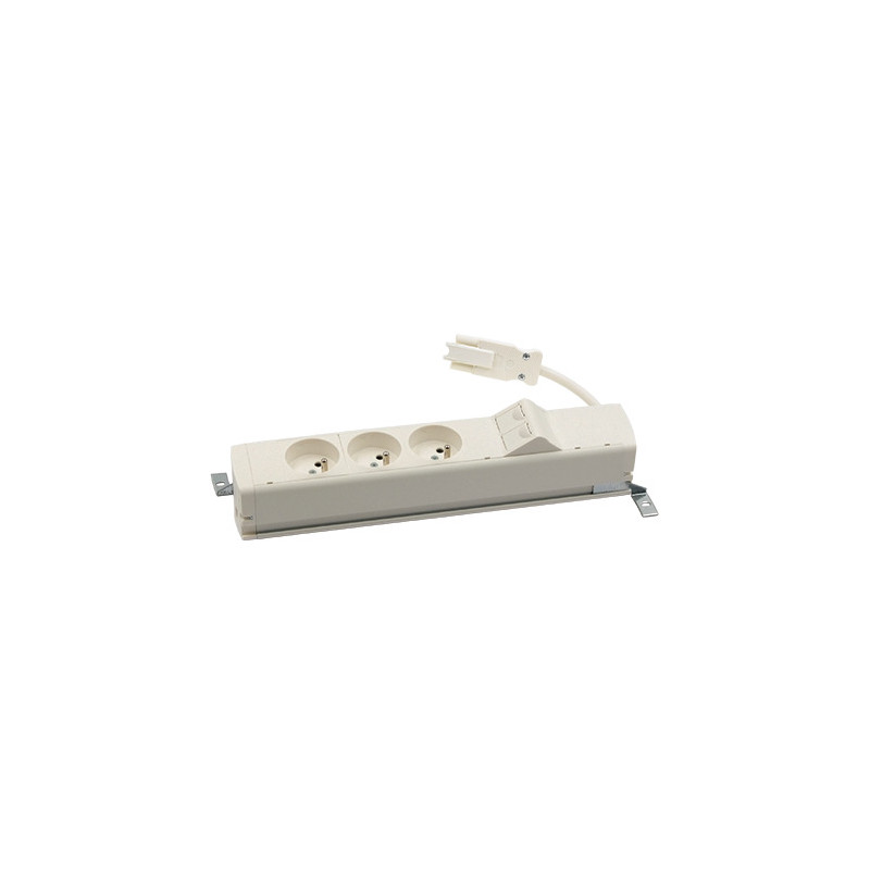 Listwa standardowa 3x230V + 2xRJ45 keystone biały KOTANKT SIMON 480