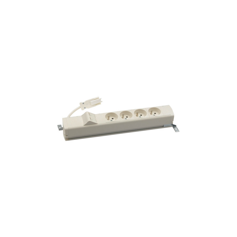 Listwa standardowa 4x230V + 2xRJ45 keystone biały KOTANKT SIMON 480