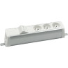 Listwa poszerzona 3x230V + 2xRJ45 keystone biały KOTANKT SIMON 480
