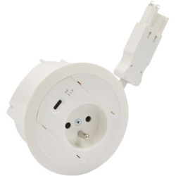 Gniazdo meblowe 1x230V +...