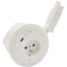 Gniazdo meblowe 1x230V + ładowarka USB typ C + biały KOTANKT SIMON 480