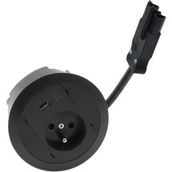 Gniazdo meblowe 1x230V +...