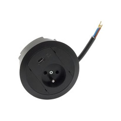 Gniazdo meblowe 1x230V +...