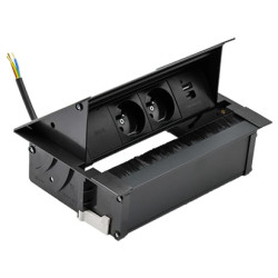 Cover 2x230V + USB typ A+C+...