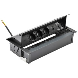 Cover 3x230V + USB A+C +...