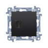 Gniazdo HDMI ver.1.4 (moduł) czarny mat KONTAKT SIMON 10