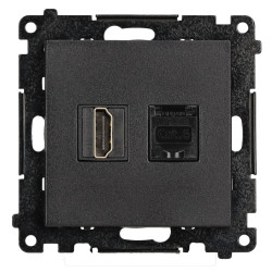 Gniazdo HDMI 2.1 + RJ45...