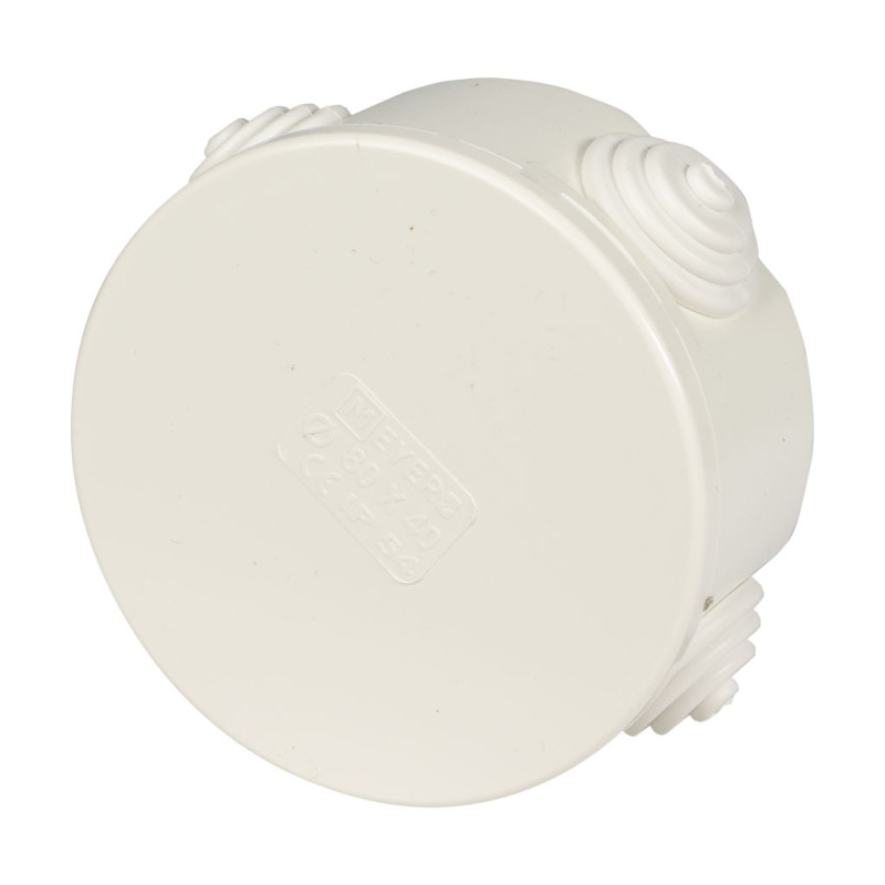 Puszka Qbox-PO natynkowa 80x40 IP54 biała