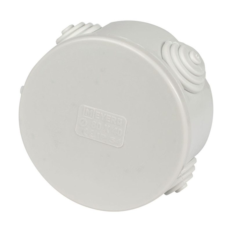 Puszka Qbox-PO natynkowa 80x40 IP54 szara