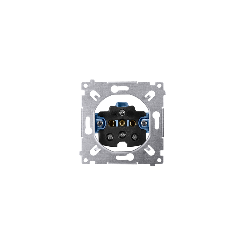 Gniazdo wtyczkowe z uziemieniem (mechanizm) Kontakt Simon 54