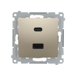 Ładowarka USB C+A 30W 230V...