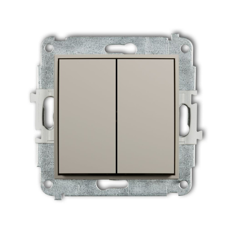 Mechanizm łącznika świecznikowego  taupe Karlik ICON