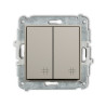 Mechanizm łącznika podwójnego krzyżowego taupe Karlik ICON