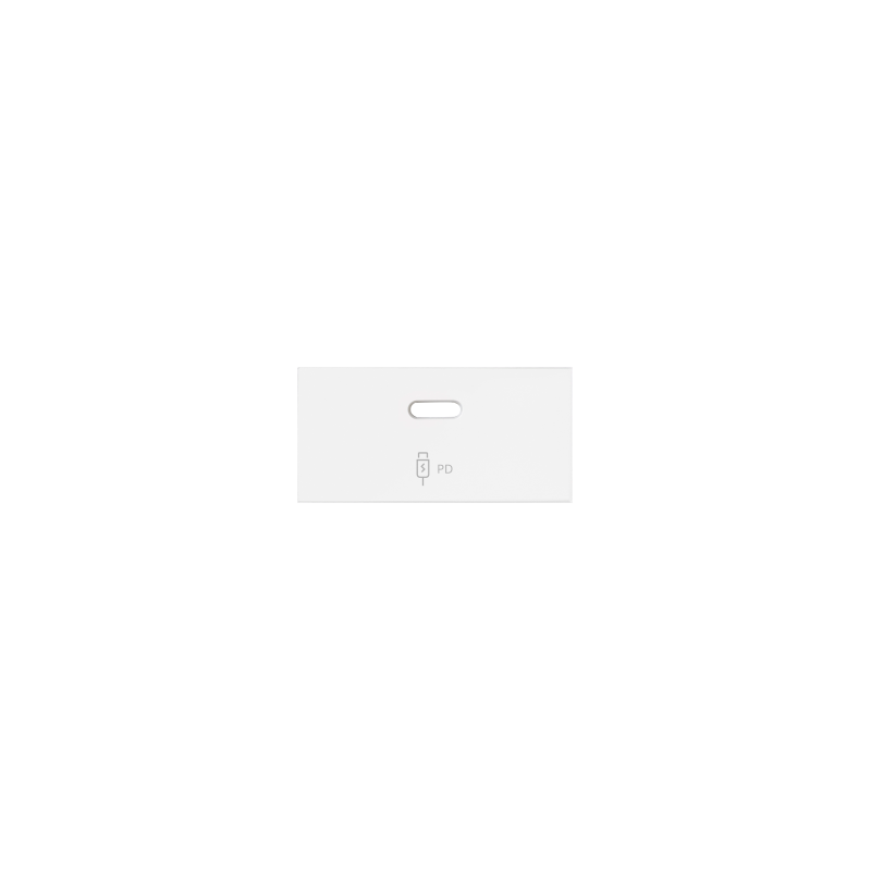 Pokrywa ładowarki USB C dla 10000382-039 biały mat Kontakt Simon 100