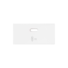 Pokrywa ładowarki USB C dla 10000382-039 biały mat Kontakt Simon 100