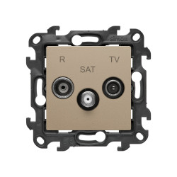 Gniazdo antenowe R-TV-SAT...