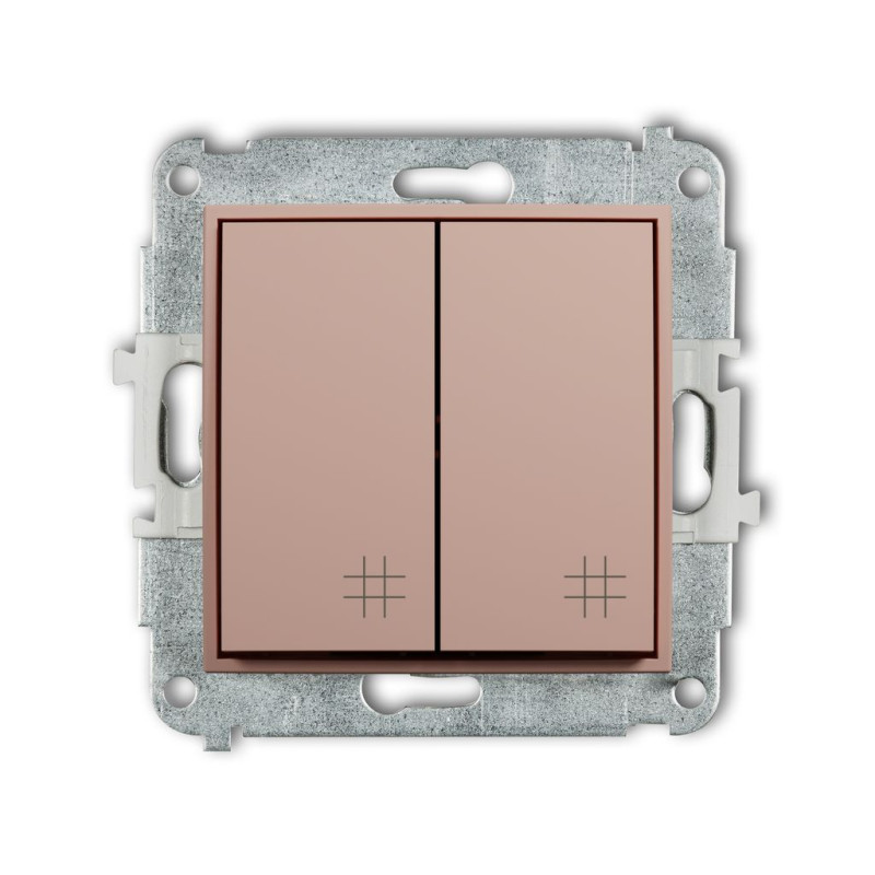 Mechanizm łącznika podwójnego krzyżowego łososiowy Karlik ICON