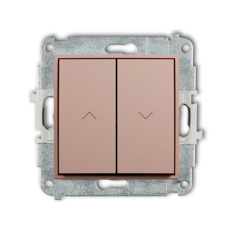 Mechanizm łącznika żaluzjowego z podtrzymaniem łososiowy Karlik ICON