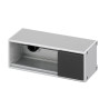 Ofiblok Compact podstawa 2x k45 (45x45mm) do Ofiblok Lineszary grafit Kontakt Simon Connect