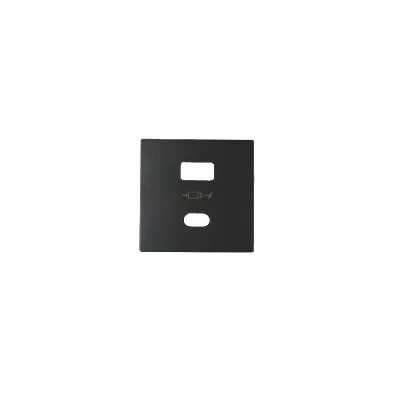 Pokrywa do ładowarki USB typ A+C grafit Kontakt Simon 82