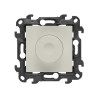 Ściemniacz obrotowy do LED ściemnialnych, 6–600 W, 230V kaszmirowy Kontakt Simon 24